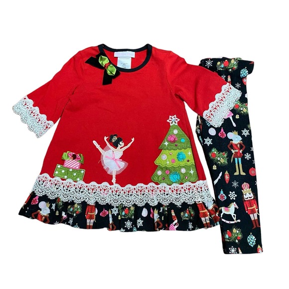 Bonnie Baby Christmas Outfit 24 Months - Picture 1 of 10